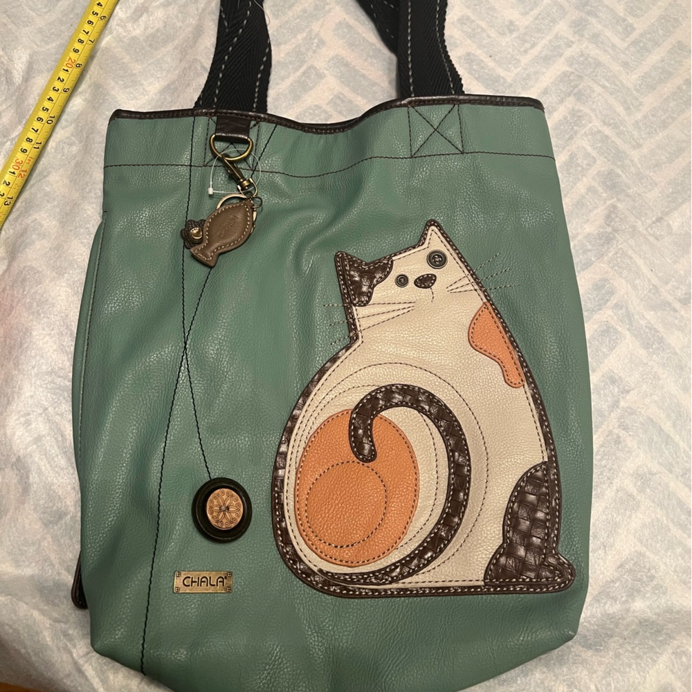 New cat tote purse